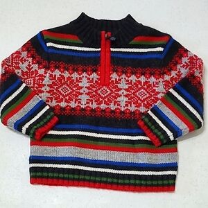 💥3for$12💥 Old Navy boy's striped sweater size 2T
